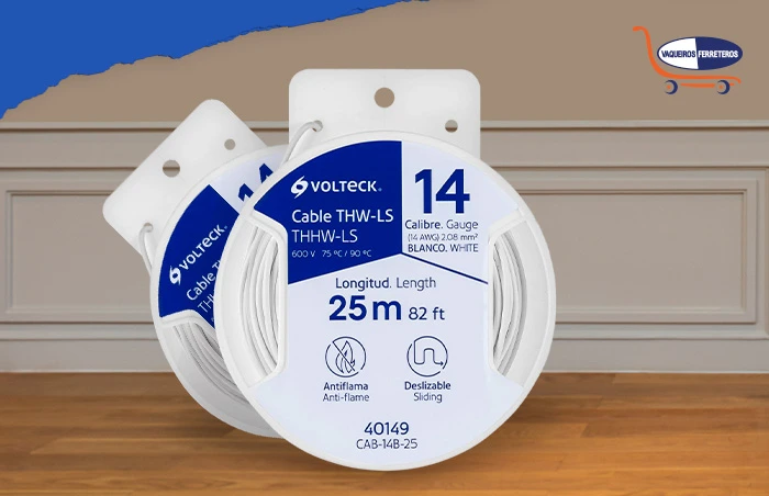 Rollo empaquetado de cable de calibre 14 AWG
